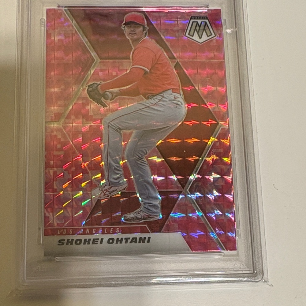 2021 Mosaic Shohei Ohtani Camo Pink Card - Picture 4 of 6